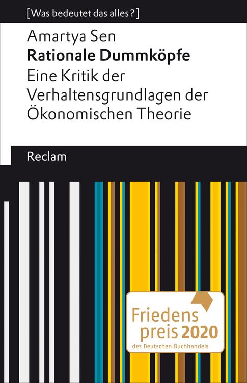 Produktbild: Rationale Dummk&ouml;pfe. Eine Kritik der Verhaltensgrundlagen der &Ouml;konomischen Theorie