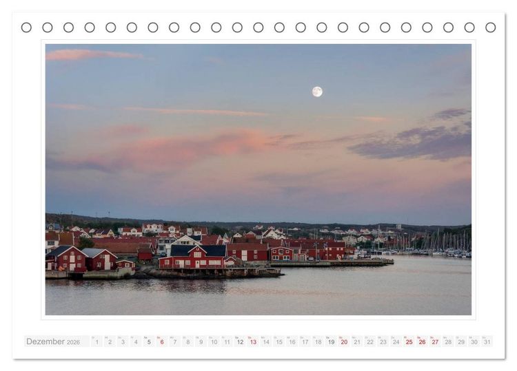 Produktbild: Bohusl&auml;n. Sk&auml;rhamn - R&ouml;nn&auml;ng - Marstrand (Tischkalender 2026 DIN A5 quer), CALVENDO Monatskalender