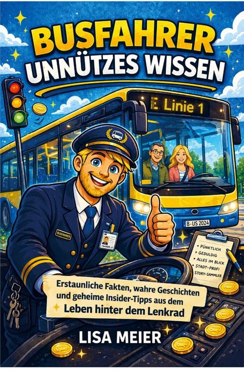 Produktbild: Busfahrer Unn&uuml;tzes Wissen Buch