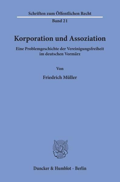 Produktbild: Korporation und Assoziation.