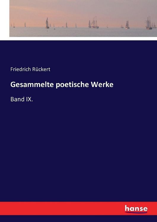 Produktbild: Gesammelte poetische Werke