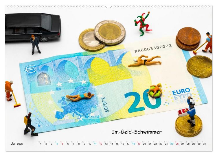 Produktbild: Fahrgaststreik! ... und andere Mini-Welten (hochwertiger Premium Wandkalender 2026 DIN A2 quer), Kunstdruck in Hochglanz