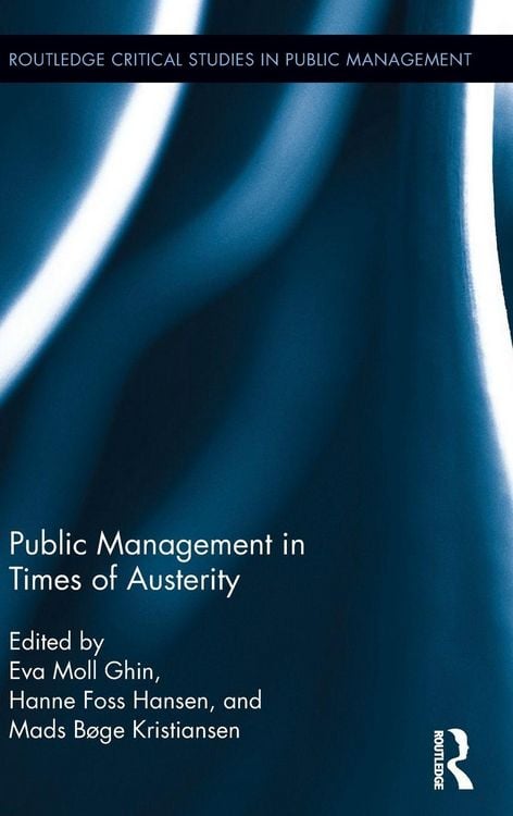 Produktbild: Public Management in Times of Austerity