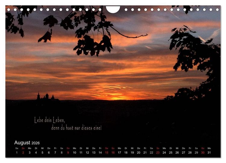 Produktbild: wundersch&ouml;ne Lichtmomente (Wandkalender 2026 DIN A4 quer), CALVENDO Monatskalender
