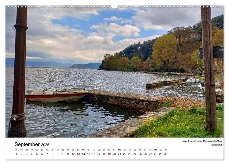 Produktbild: Der Norden Griechenlands (Wandkalender 2026 DIN A2 quer), CALVENDO Monatskalender