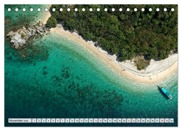 Produktbild: Indonesien von oben - spektakul&auml;re Landschaften aus der Vogelperspektive (Tischkalender 2026 DIN A5 quer), CALVENDO Monatskalender