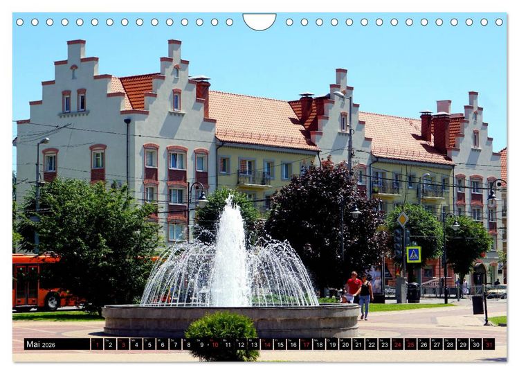 Produktbild: Kaliningrad - Das russische K&ouml;nigsberg (Wandkalender 2026 DIN A4 quer), CALVENDO Monatskalender