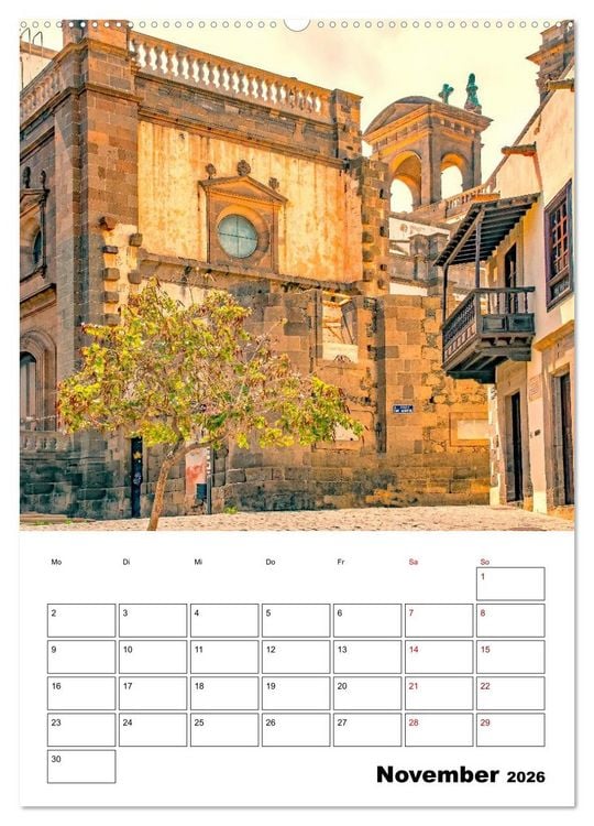 Produktbild: Las Palmas - ein traumhaftes Reiseziel (hochwertiger Premium Wandkalender 2026 DIN A2 hoch), Kunstdruck in Hochglanz