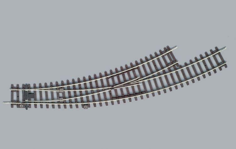 Produktbild: H0 Piko A-Gleis 55227 Bogenweiche, links 1St.