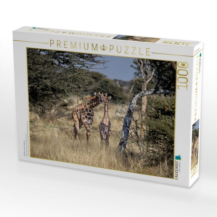 Produktbild: CALVENDO Puzzle Giraffen in der Savanne | 1000 Teile Lege-Gr&ouml;&szlig;e 64x48cm Foto-Puzzle f&uuml;r gl&uuml;ckliche Stunden