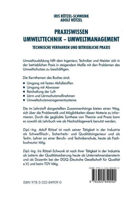 Produktbild: Praxiswissen Umwelttechnik &mdash; Umweltmanagement