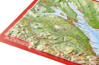 Produktbild: Reliefpostkarte Bodensee