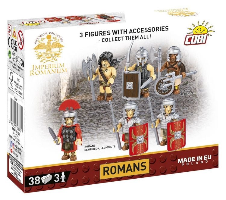Produktbild: COBI Imperium Romanum 20067 - Romans, Figuren Bausatz, 38 Klemmbausteine