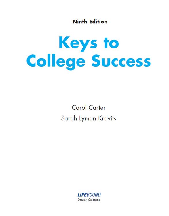 Produktbild: Keys to College Success