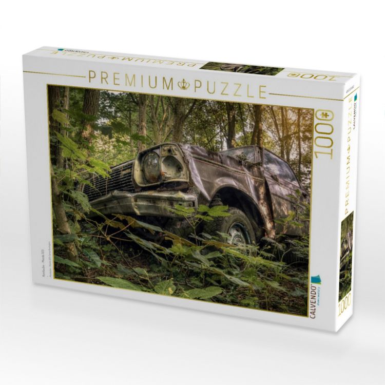 Produktbild: CALVENDO Puzzle Rostlaube - Mazda 323 | 1000 Teile Lege-Gr&ouml;&szlig;e 64x48cm Foto-Puzzle f&uuml;r gl&uuml;ckliche Stunden