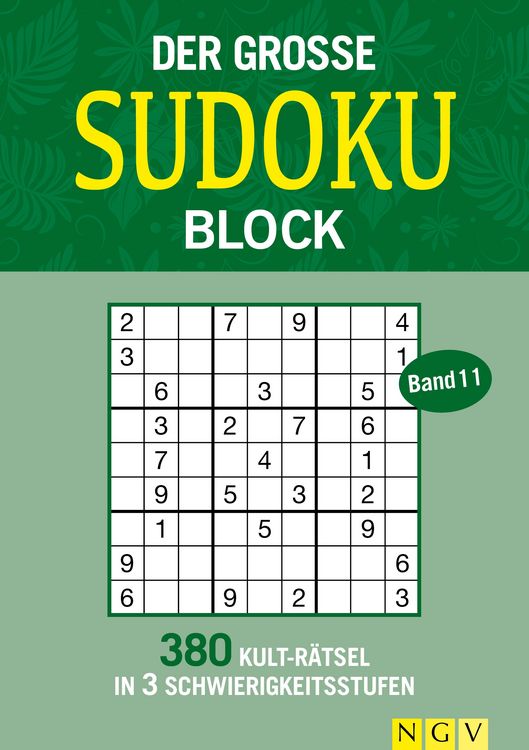 Produktbild: Der gro&szlig;e Sudoku Block Band 11