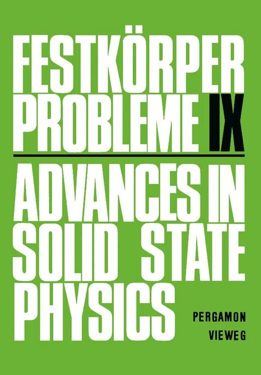 Produktbild: Festk&ouml;rper Probleme IX