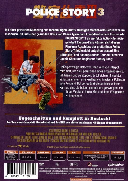 Produktbild: Police Story 3 - Legacy Collection