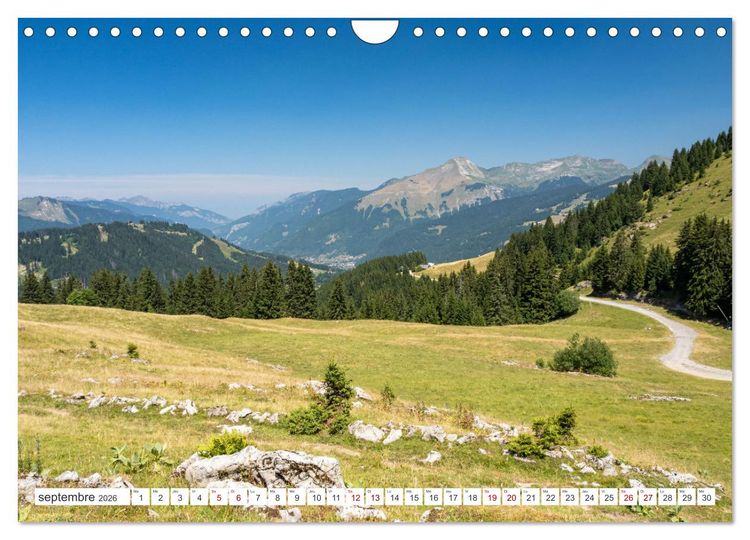 Produktbild: Les Portes du Soleil, Haute-Savoie (Calendrier mural 2026 DIN A4 vertical), CALVENDO calendrier mensuel
