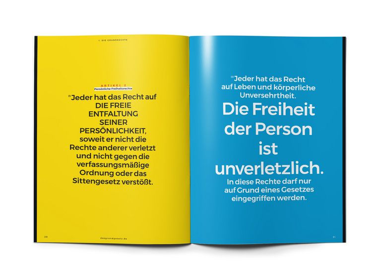 Produktbild: Das Grundgesetz als Magazin
