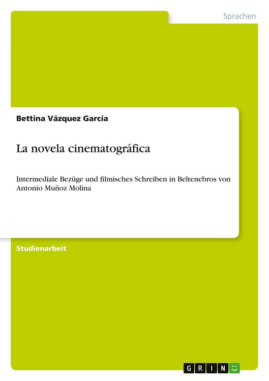 Produktbild: La novela cinematogr&aacute;fica