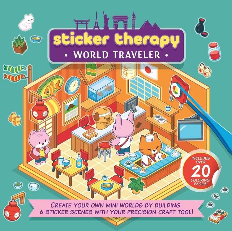 Produktbild: Sticker Therapy: World Traveler