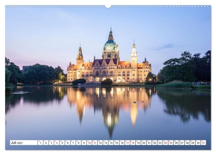 Produktbild: Hannover - Momente einer Reise (hochwertiger Premium Wandkalender 2027 DIN A2 quer), Kunstdruck in Hochglanz