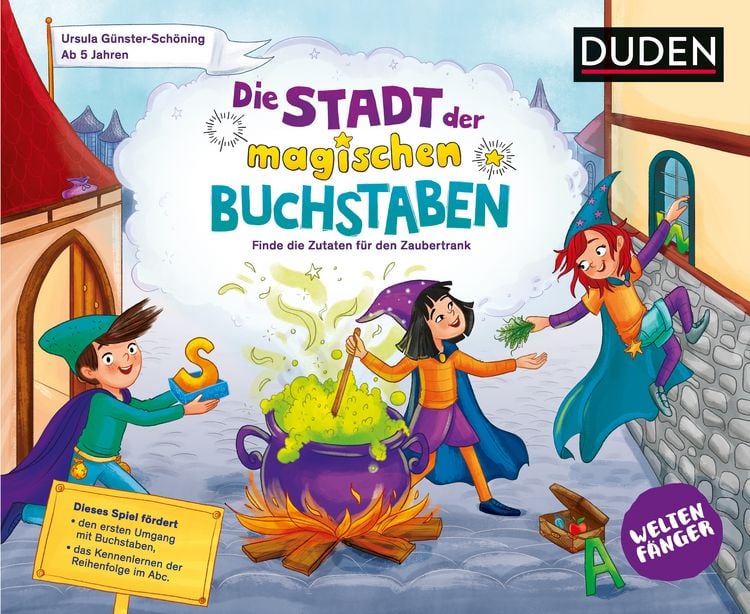 Produktbild: Weltenf&auml;nger: Die Stadt der magischen Buchstaben (Spiel) - ab 5 Jahren