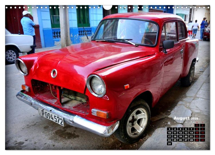 Produktbild: Opel Hits - Deutsche Oldtimer in Kuba (Wandkalender 2026 DIN A3 quer), CALVENDO Monatskalender