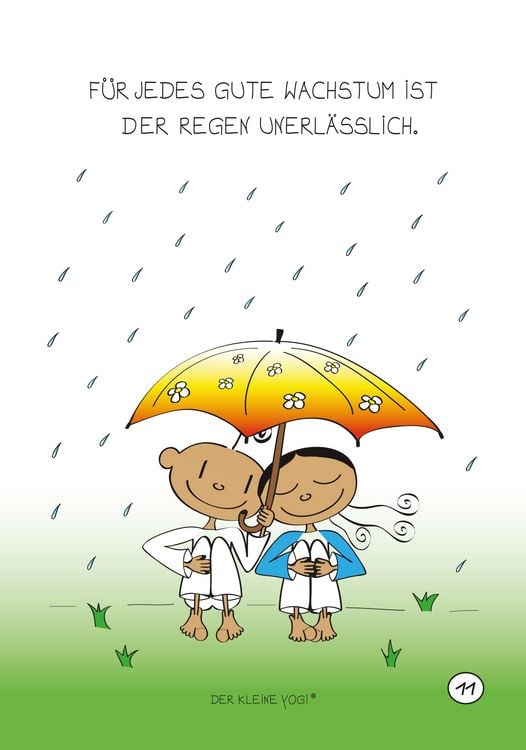 Produktbild: Der Kleine Yogi. Gl&uuml;cksbotschaften - Set mit Booklet und 40 Impulskarten