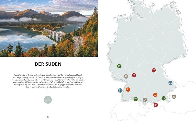 Produktbild: HOLIDAY Reisebuch: Einfach losfahren. 30 Traumstraßen vor der Haustür entdecken