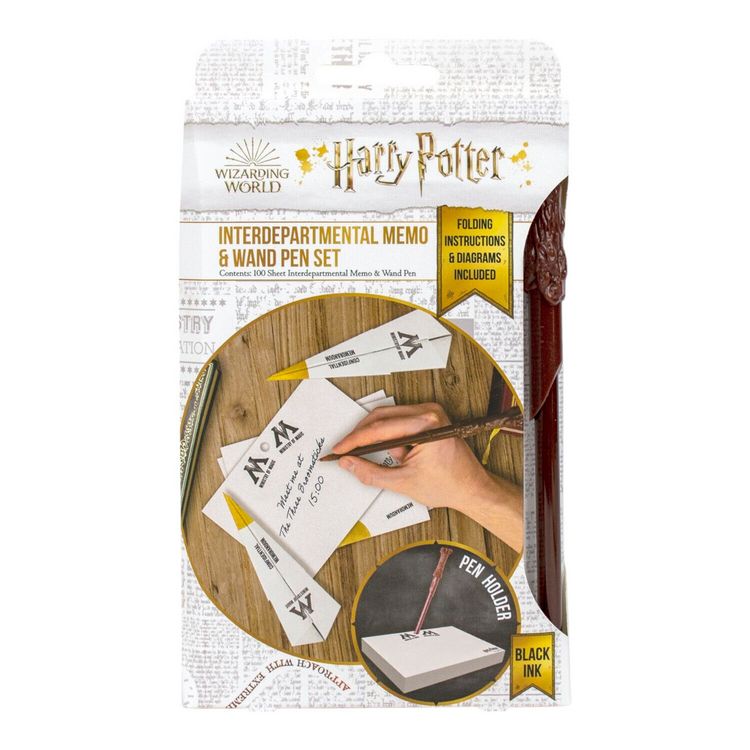 Produktbild: Harry Potter Notizblock & Zauberstabstift