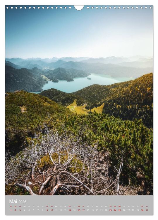 Produktbild: Deutsche Alpenmomente (Wandkalender 2026 DIN A3 hoch), CALVENDO Monatskalender