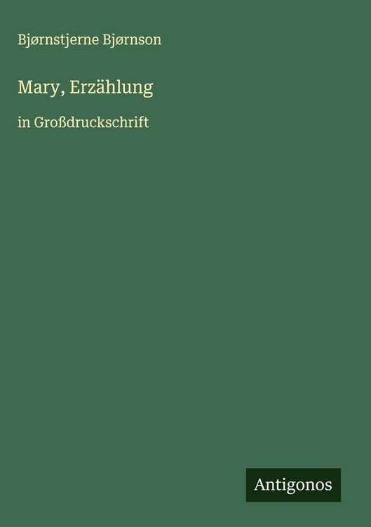 Produktbild: Mary, Erz&auml;hlung