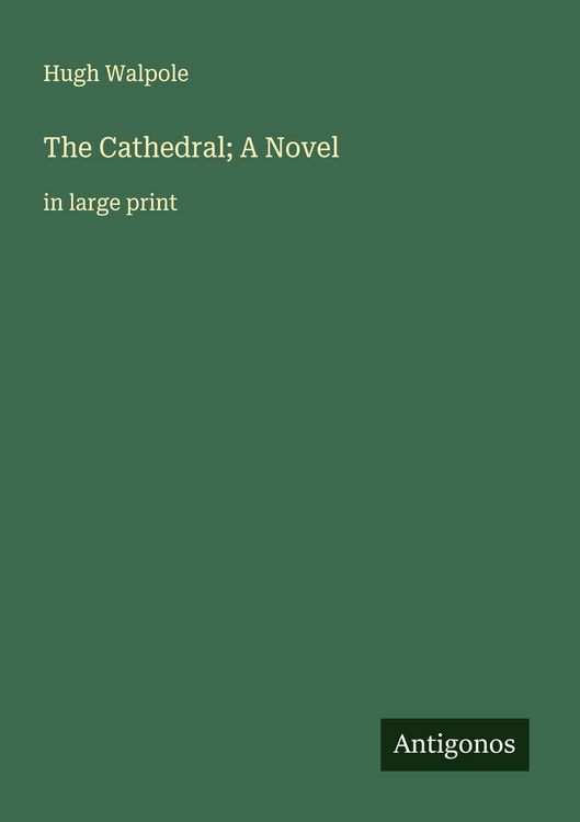 Produktbild: The Cathedral; A Novel