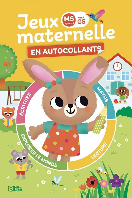 Produktbild: Jeux maternelle en autocollants : MS vers GS, 4-5 ans