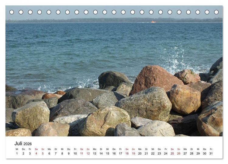 Produktbild: L&uuml;becker Bucht (Tischkalender 2026 DIN A5 quer), CALVENDO Monatskalender