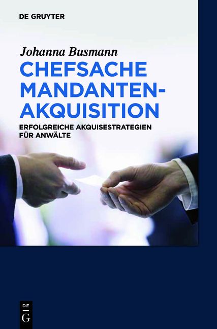 Produktbild: Chefsache Mandantenakquisition