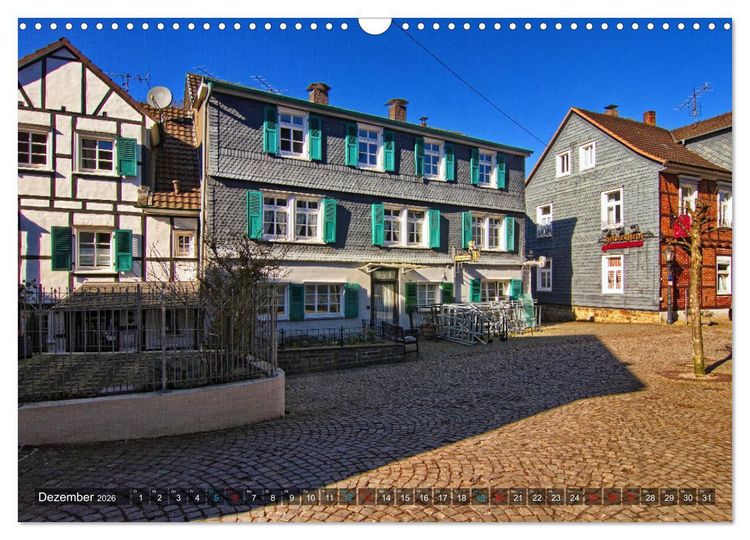 Produktbild: Stadtansichten R&uuml;nderoth (Wandkalender 2026 DIN A3 quer), CALVENDO Monatskalender