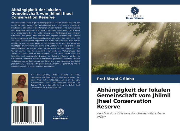 Produktbild: Abh&auml;ngigkeit der lokalen Gemeinschaft vom Jhilmil Jheel Conservation Reserve