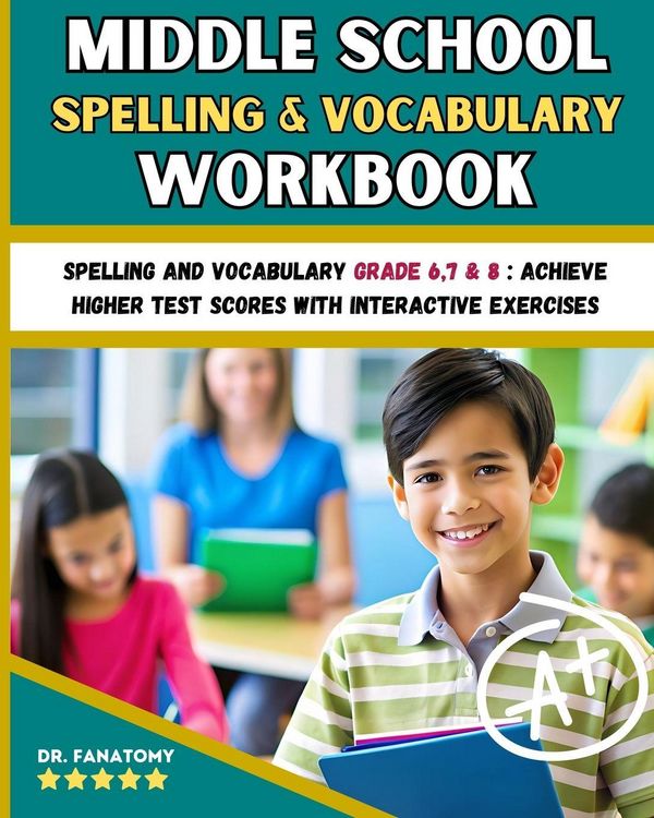 Produktbild: Middle School Spelling and Vocabulary Workbook