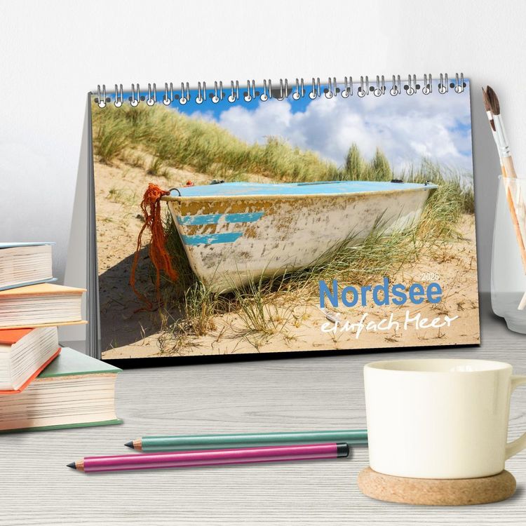 Produktbild: Nordsee - einfach Meer (Tischkalender 2026 DIN A5 quer), CALVENDO Monatskalender