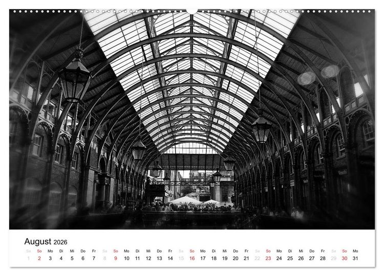 Produktbild: London (Wandkalender 2026 DIN A2 quer), CALVENDO Monatskalender