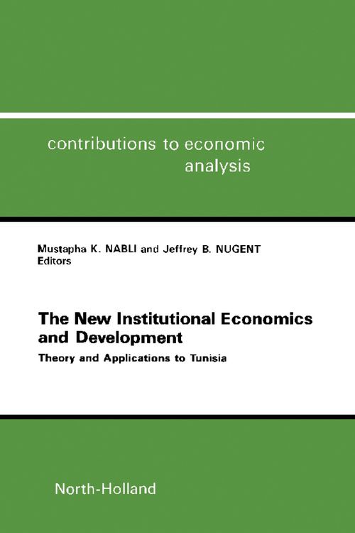 Produktbild: The New Institutional Economics and Development