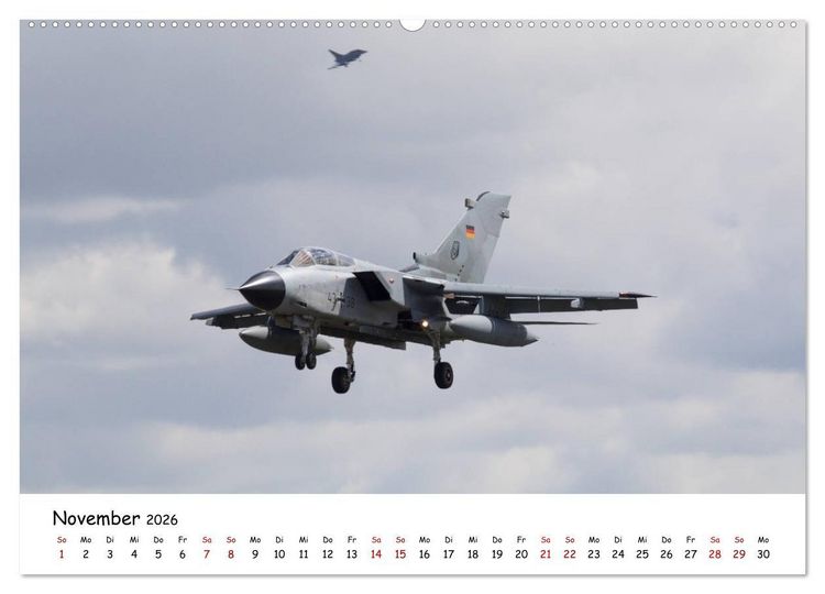 Produktbild: Milit&auml;rjets Panavia Tornado (hochwertiger Premium Wandkalender 2026 DIN A2 quer), Kunstdruck in Hochglanz