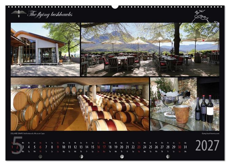 Produktbild: Wein & Architektur 2027 (hochwertiger Premium Wandkalender 2027 DIN A2 quer), Kunstdruck in Hochglanz