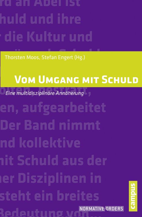 Produktbild: Vom Umgang mit Schuld