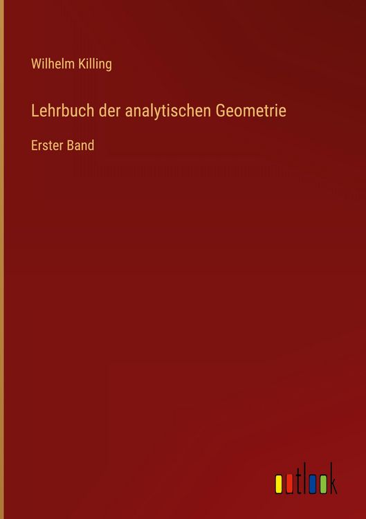 Produktbild: Lehrbuch der analytischen Geometrie