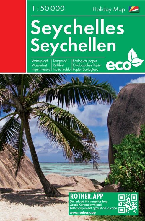 Produktbild: Seychellen, Freizeitkarte 1 : 50 000