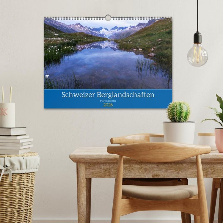 Produktbild: Schweizer Berglandschaften (Wandkalender 2026 DIN A3 quer), CALVENDO Monatskalender